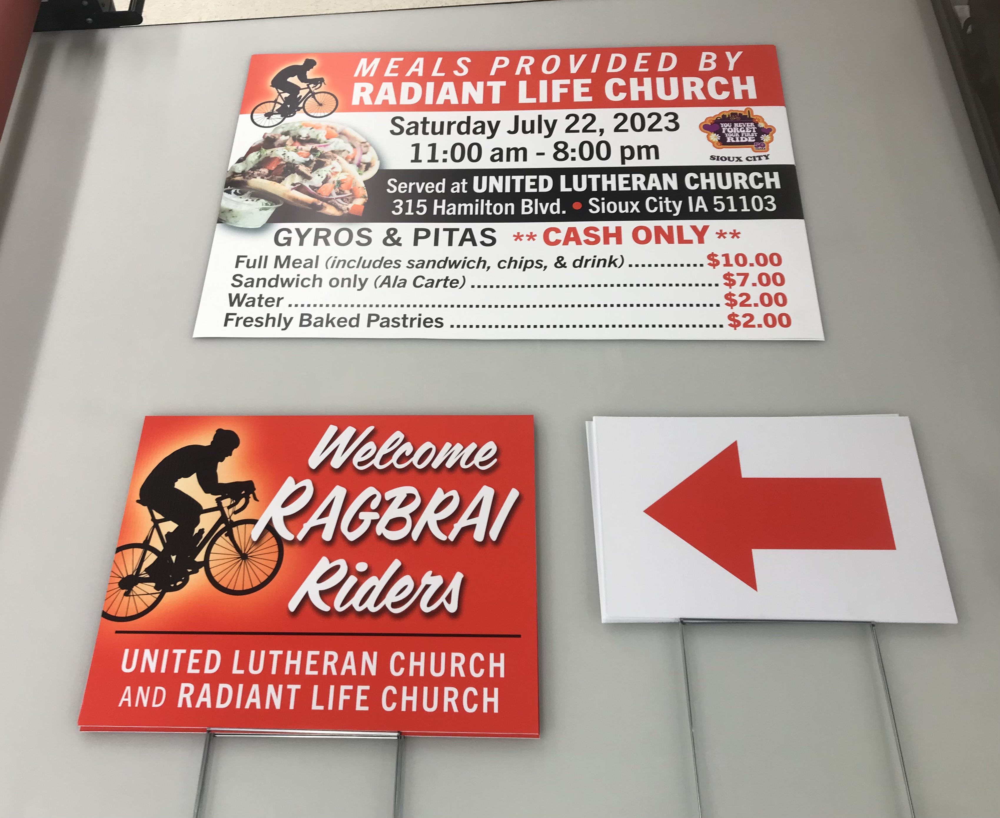 United Lutheran Yard Signs